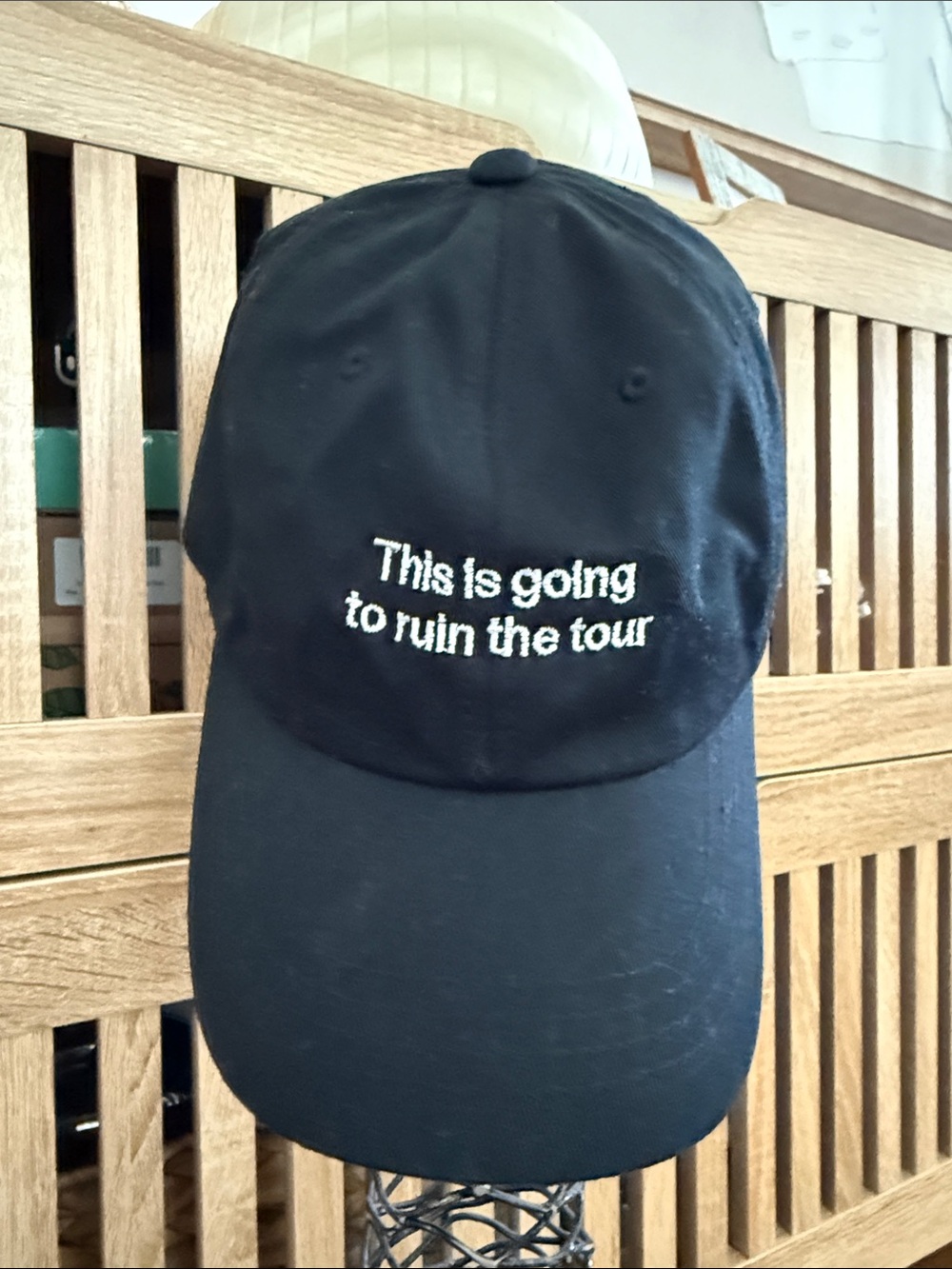 Justin Timberlake “Ruin The Tour” Black Embroidered Cap